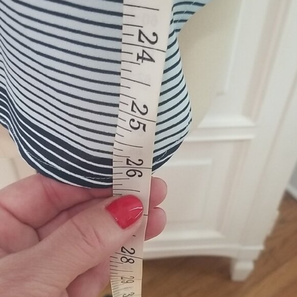 LOFT Navy and White Striped Camisole - Picture 4 of 4